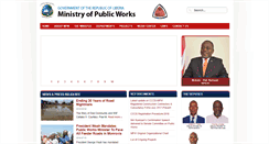 Desktop Screenshot of mpw.gov.lr